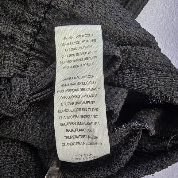 Jolie & Joy Women's Plus Size XL Black Crop Top/ Bralet (A27) - Picture 3 of 6